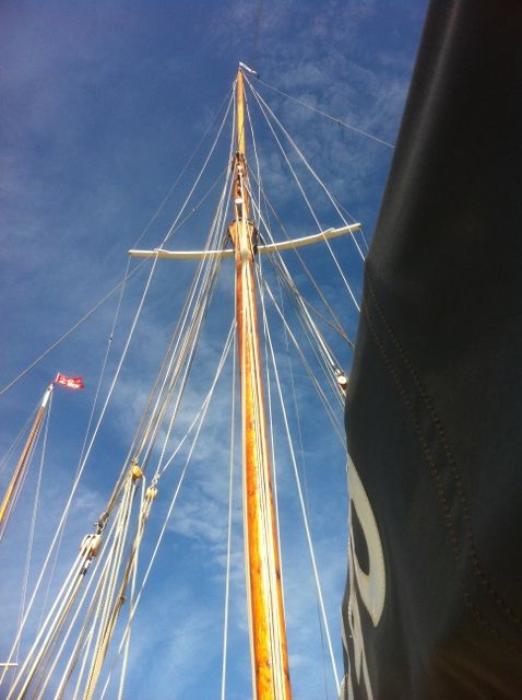 and the rig remains pretty high - longer gaff being made